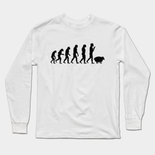 Funny Evolution Theory Humor Long Sleeve T-Shirt